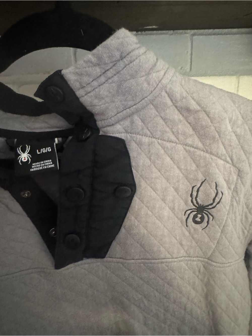 Spyder Men's Quilted Zip Pullover - Picture 2 of 9